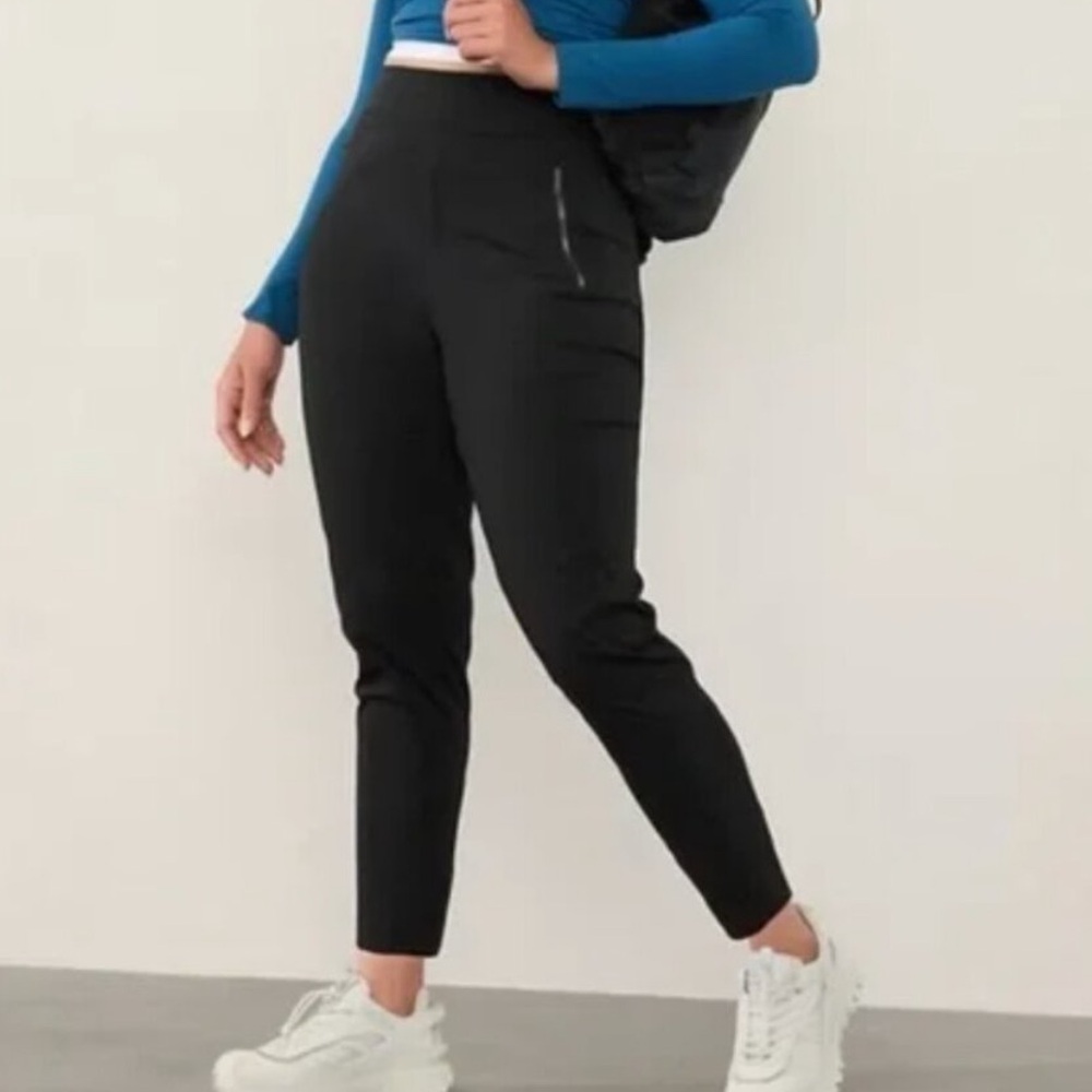 Athleta Black Trekkie North Jogger Style Pants | Size 2, 25” Inseam